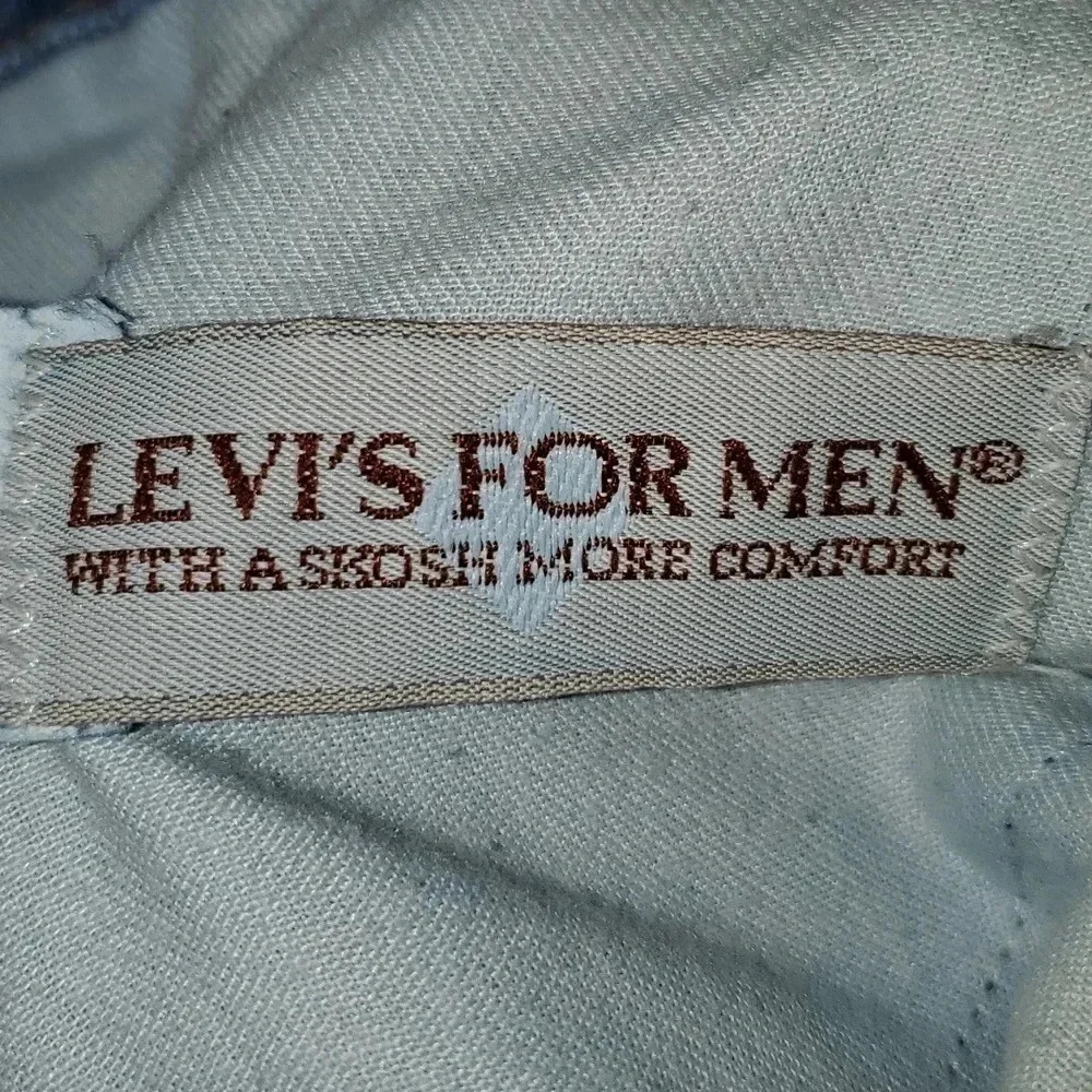 Vintage Levi’s Leather Tab Denim Jeans Mens 36x32 🇺🇸 - Picture 11 of 13